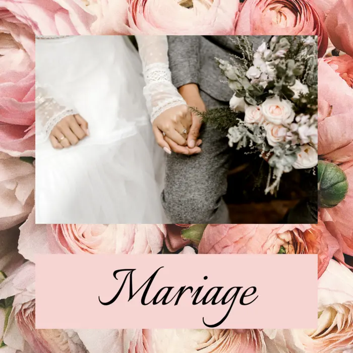 Commande de bouquet de mariée pour un mariage